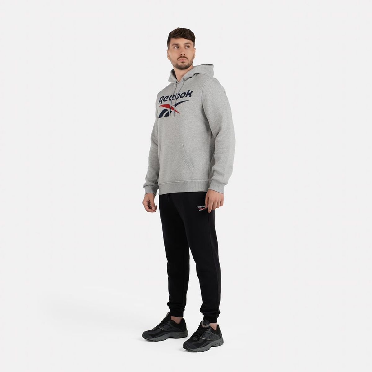 REEBOK - Hoodie Deportivo Hombre Reebok Gimnasio y Ejercicio