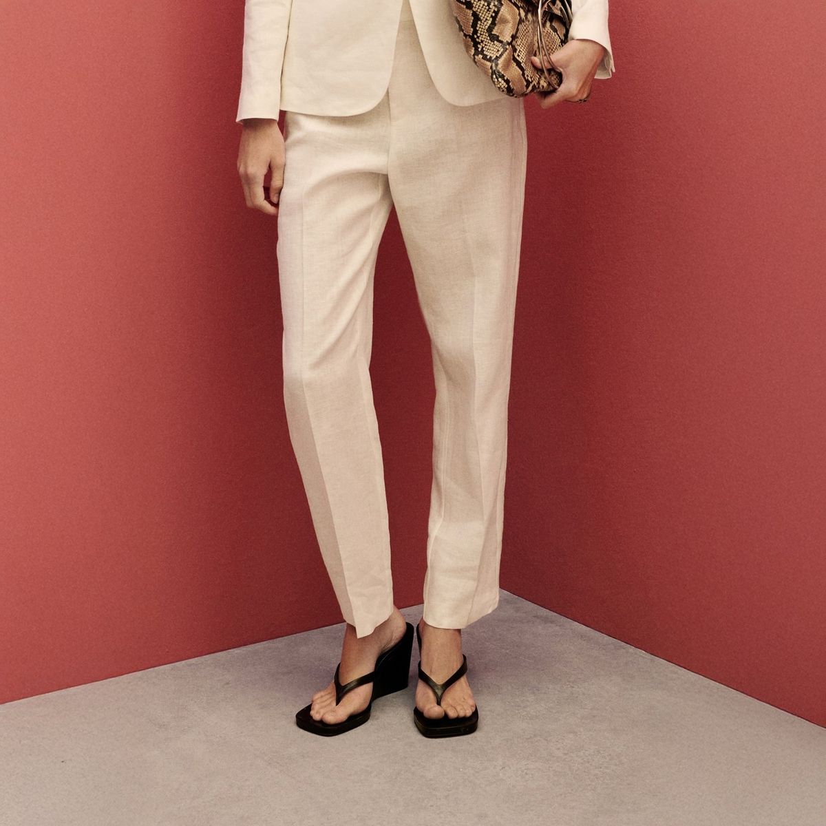 MANGO - Pantalón de Lino Mango