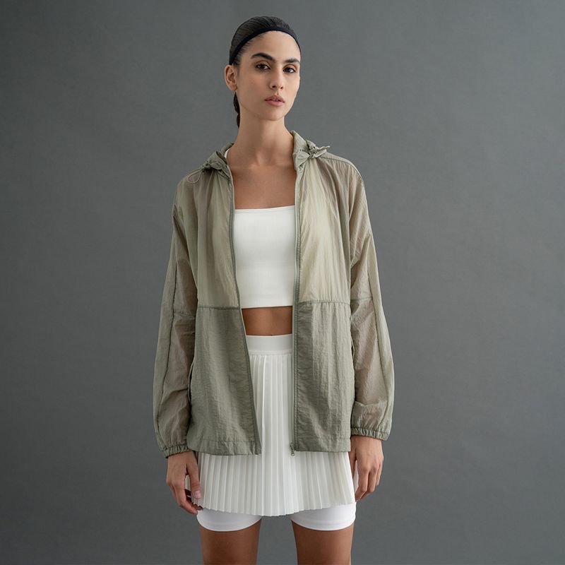 PUNTO BLANCO - Cortavientos Impermeable Deportiva Mujer Punto Blanco