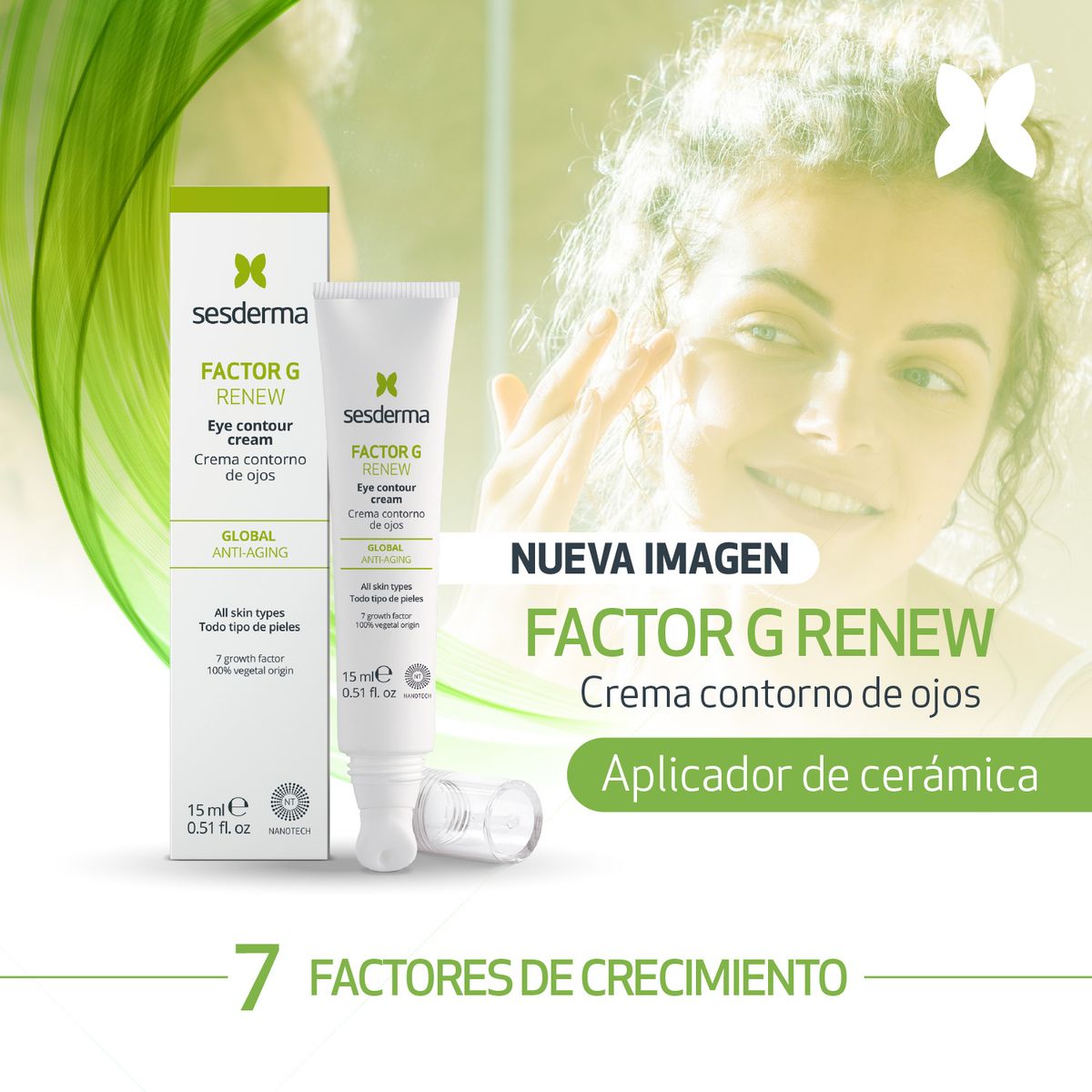 SESDERMA - Contorno de ojos FACTOR G CERAMICO Sesderma Todo tipo de piel