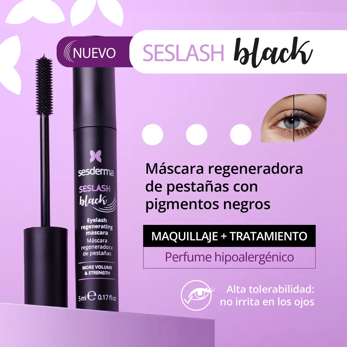 SESDERMA - Tratamiento para el contorno de ojos SESLASH MASCARA REGENERADORA BLACK Sesderma Todo tipo de piel