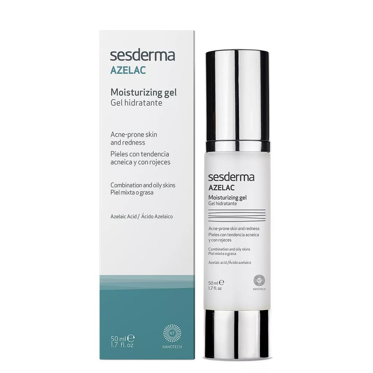 SESDERMA - Hidratante facial AZELAC GEL HIDRATANTE Sesderma Piel Sensible