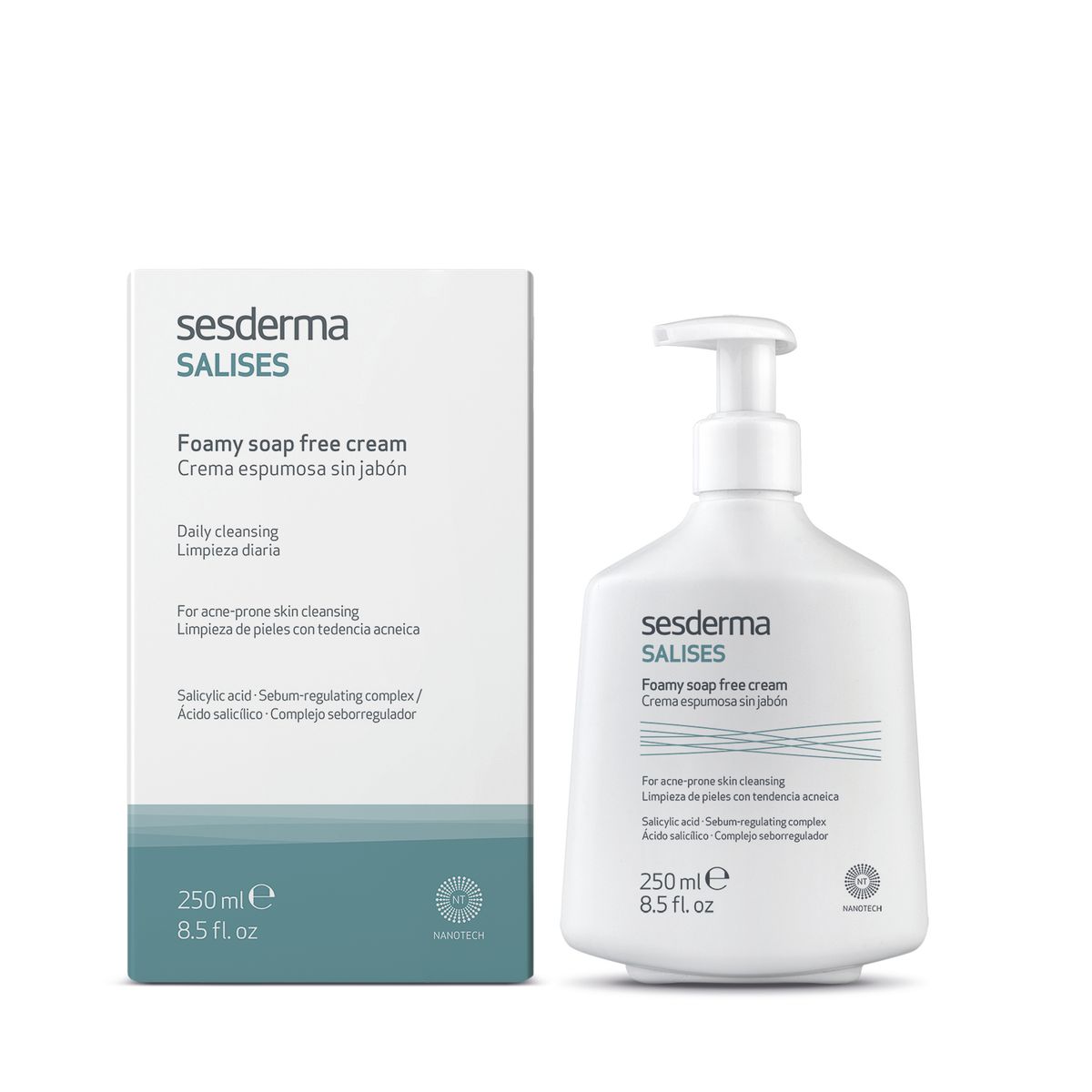 SESDERMA - Jabón facial SALISES CREMA ESPUMOSA SIN JABON Sesderma Piel Grasa