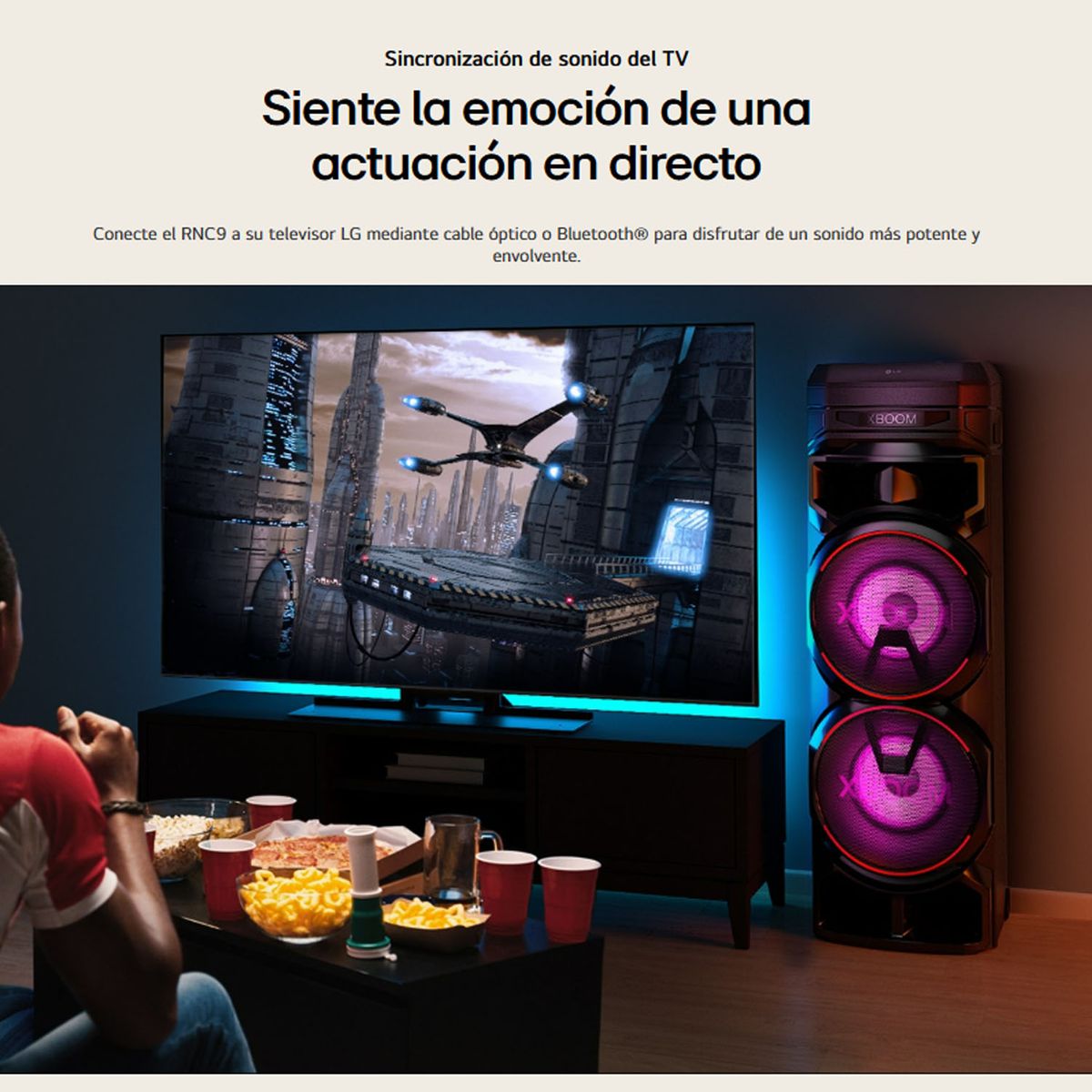 LG - Torre de sonido LG RNC9 