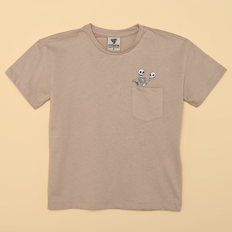 FEDERATION - Camiseta para Niño Manga corta de Algodón Federation