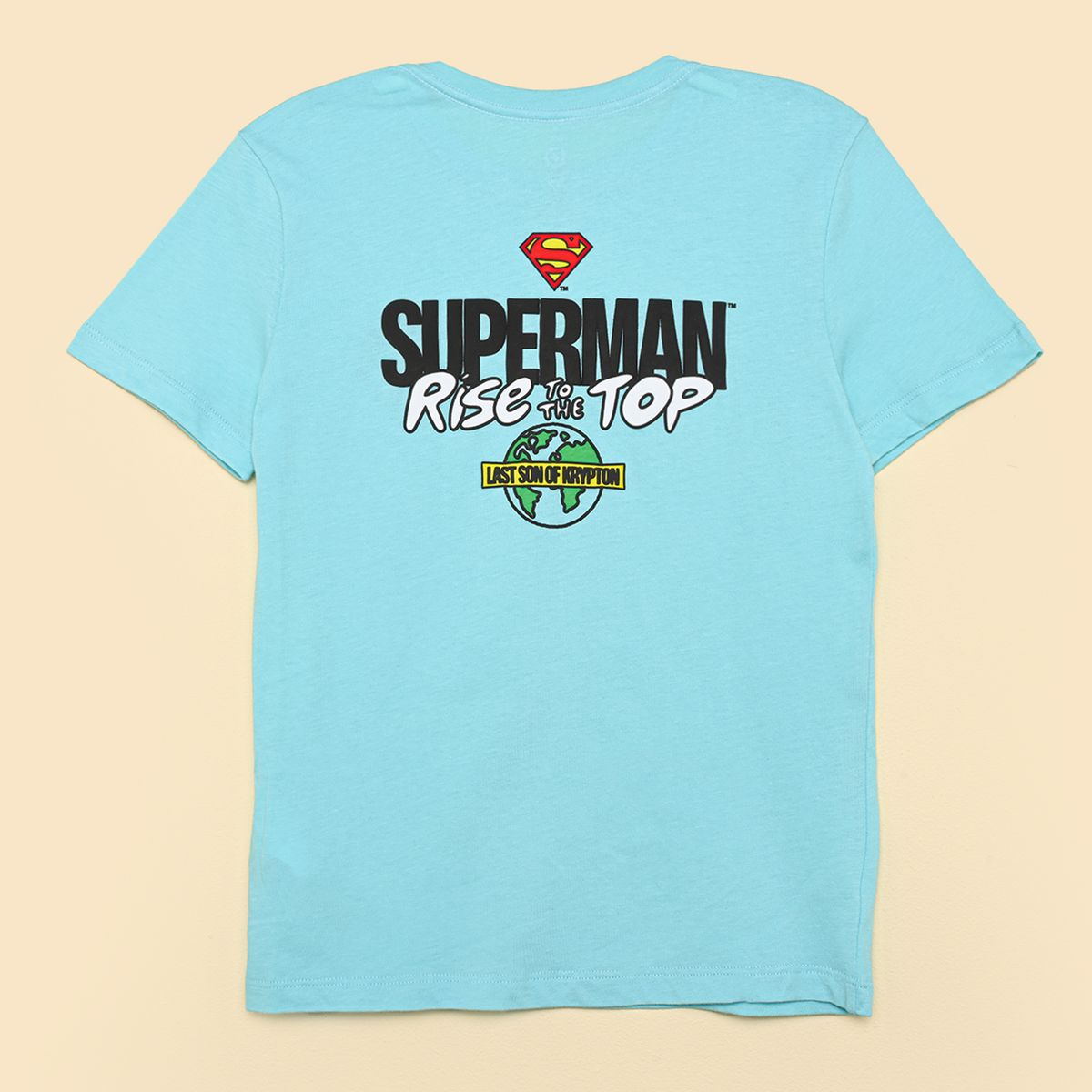 SUPERMAN - Camiseta para Niño con Estampado Manga corta de Algodón Superman