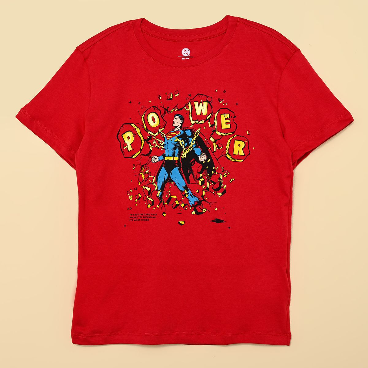 SUPERMAN - Camiseta para Niño con Estampado Manga corta de Algodón Superman