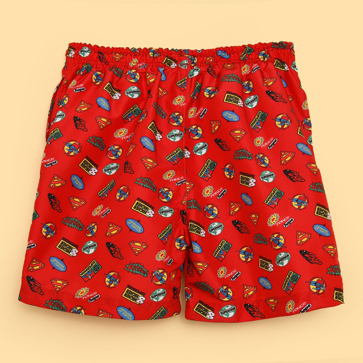 SUPERMAN - Pantaloneta de baño Niño con Estampado Cintura elásticada Superman