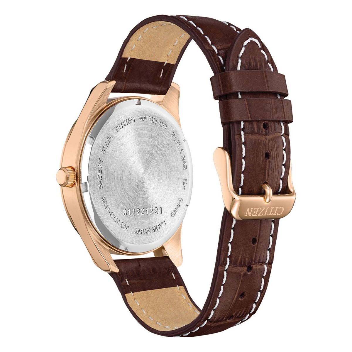 CITIZEN - Relojes Citizen Hombre. Relojes Cuero Marrón BI1033-04E