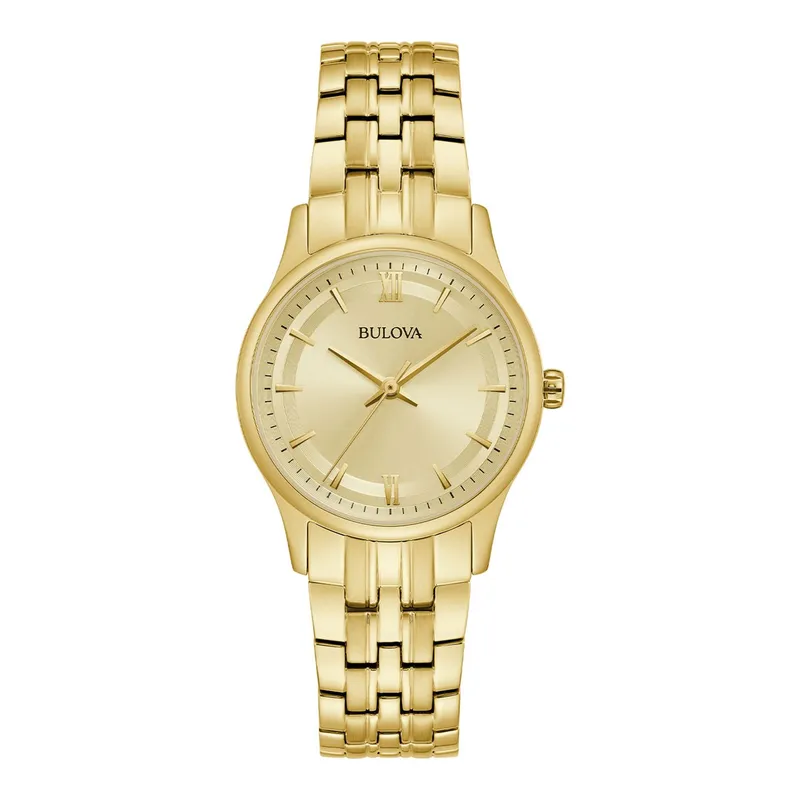 BULOVA - Relojes Bulova Mujer Misc Classic. Relojes Acero Inoxidable Dorado 97L168