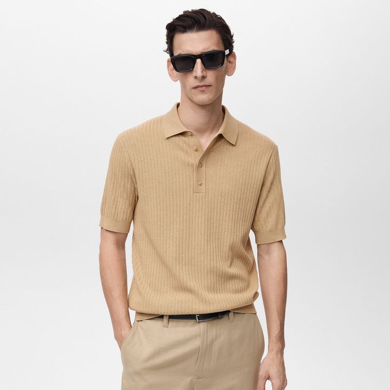 Camiseta polo Hombre Manga corta Mango MANGO