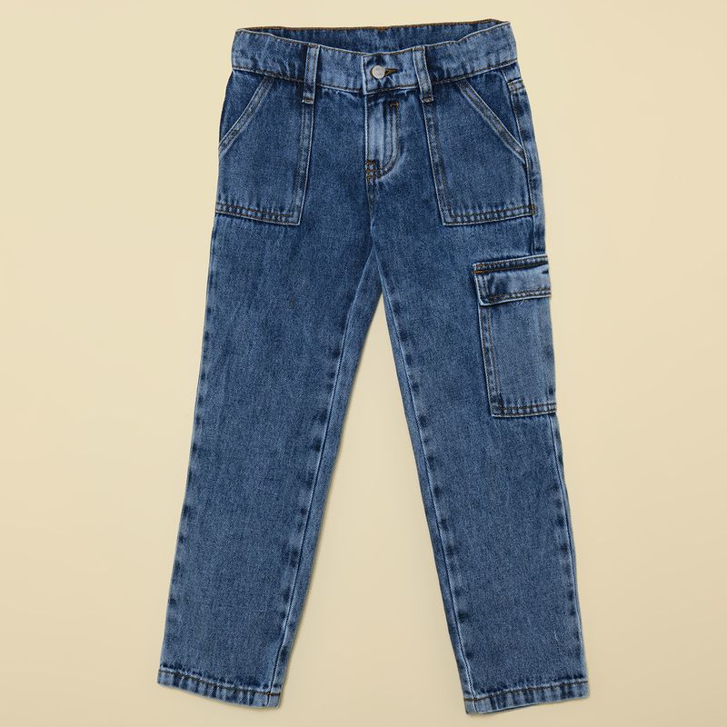 CONIGLIO - Jean Niño Cargo Tiro medio Algodón Coniglio