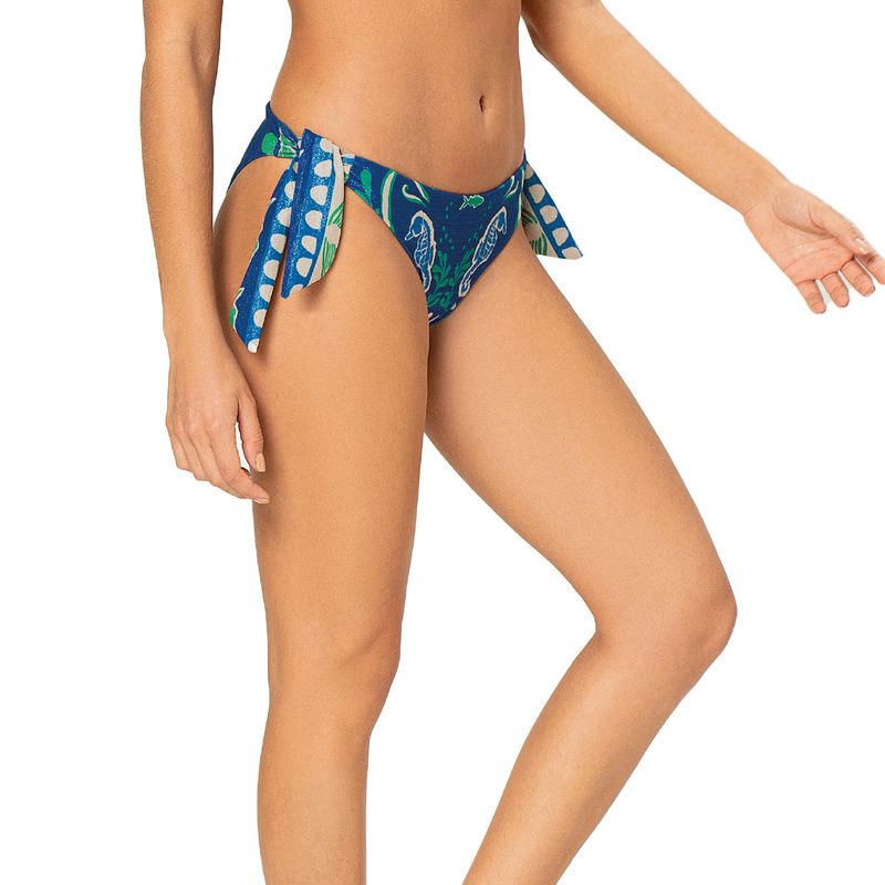 ONDA DE MAR - Panty de vestido de baño Indi con estampado Onda de Mar