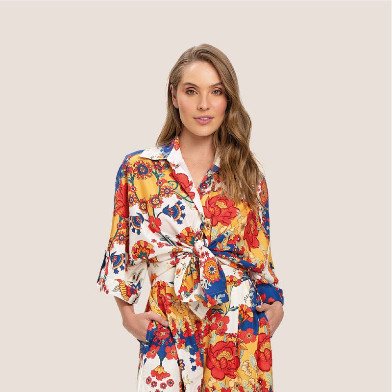 ONDA DE MAR - Salida de baño Camisa Onda de Mar