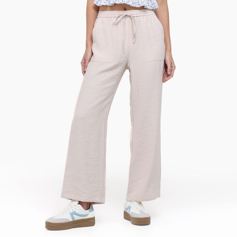 SYBILLA - Pantalón Wide leg Mujer Tiro alto SYBILLA