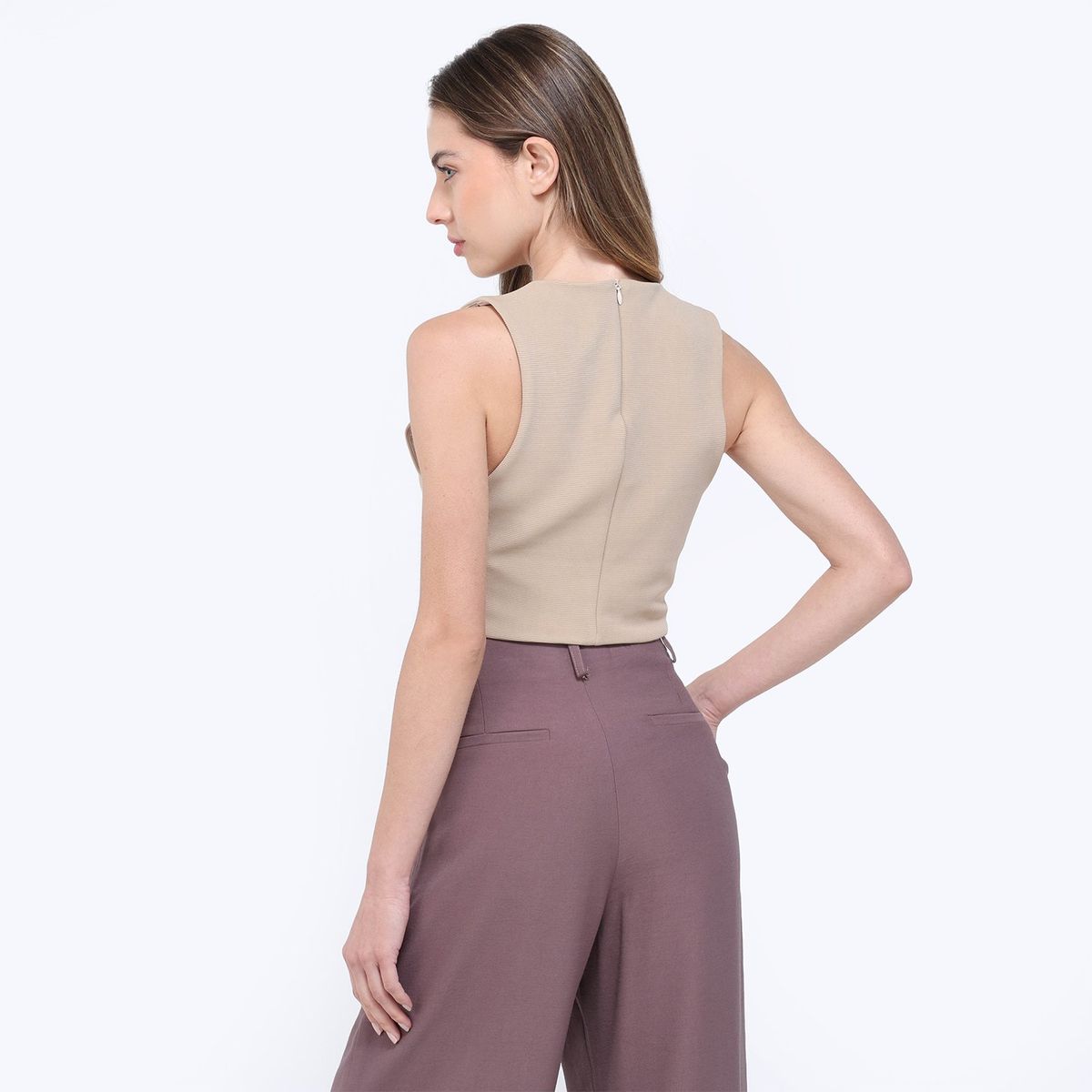 SYBILLA - Top Mujer Sin mangas Sybilla