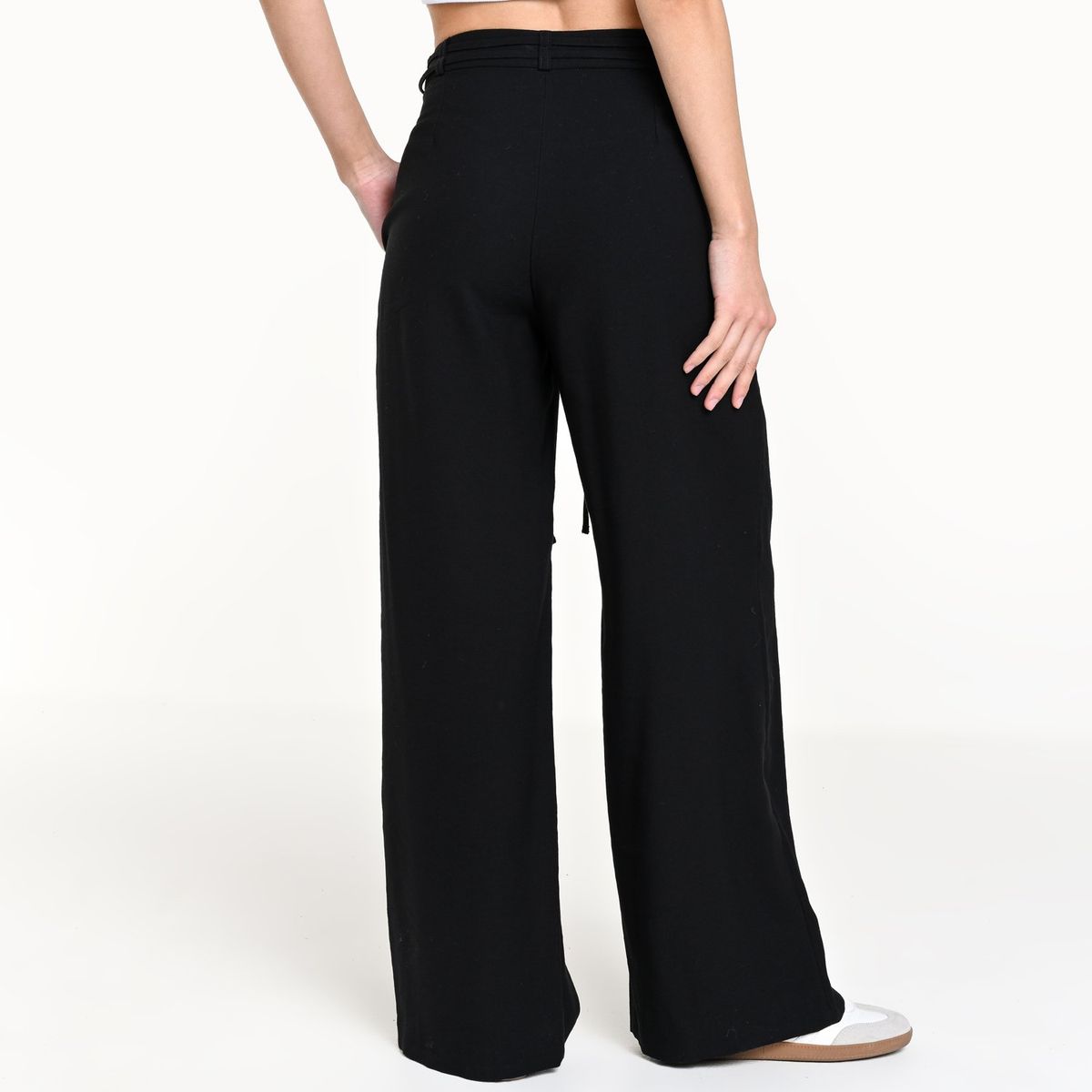 SYBILLA - Pantalón Recto Mujer Tiro alto Sybilla