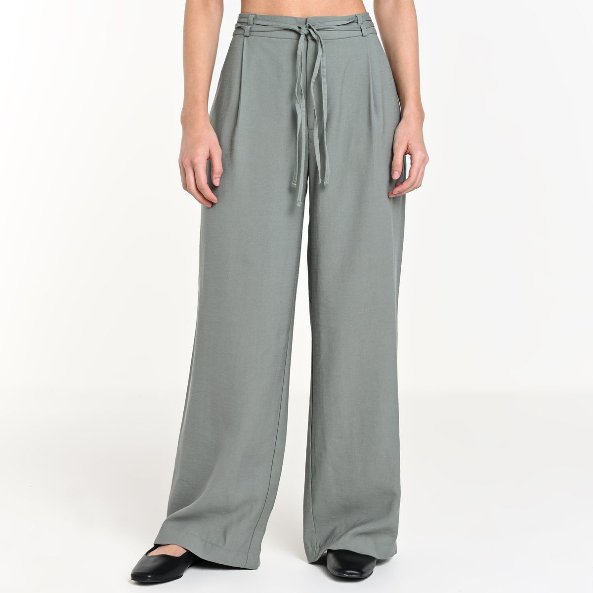 SYBILLA - Pantalón Recto Mujer Tiro alto Sybilla