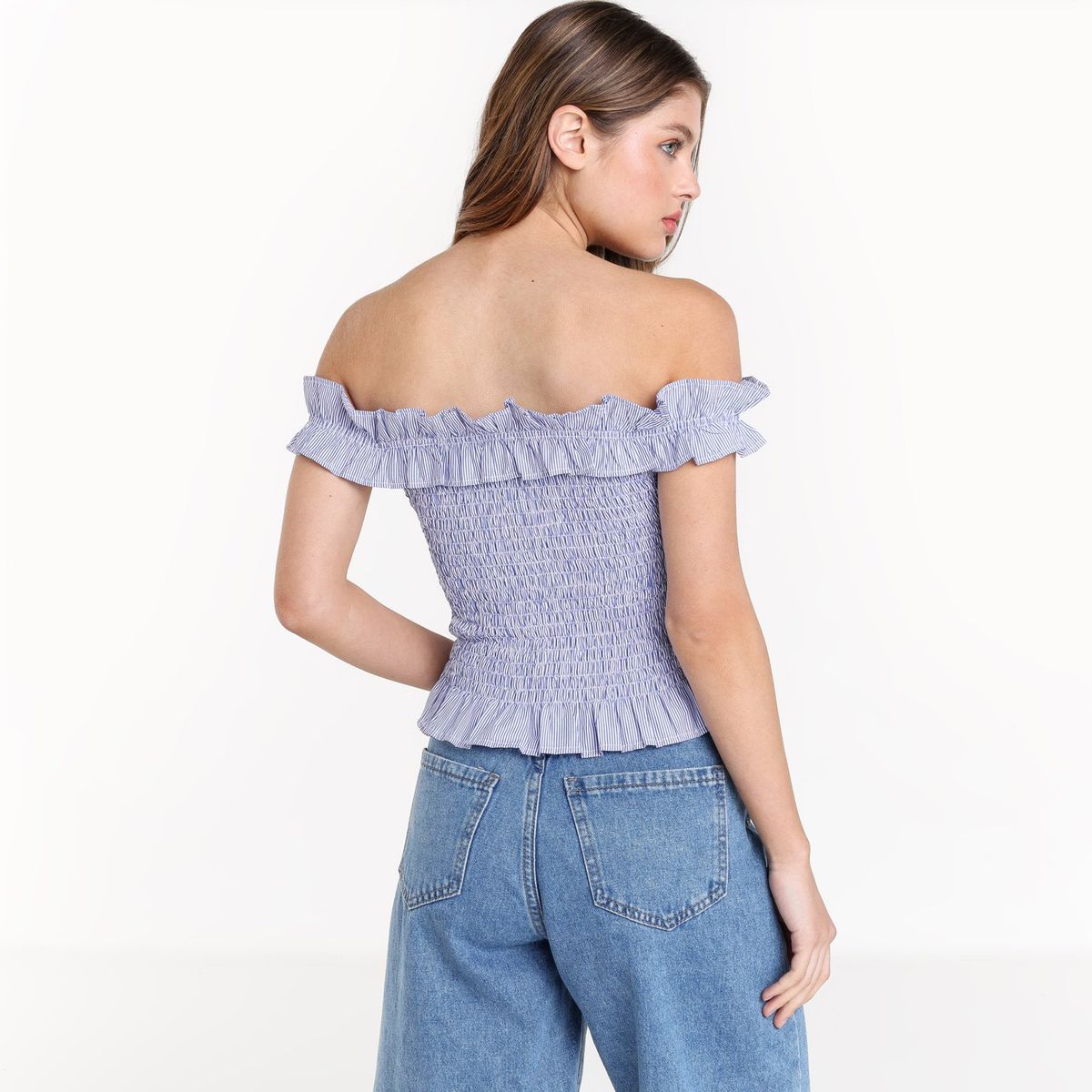 SYBILLA - Top Mujer Sin mangas de Algodón Sybilla