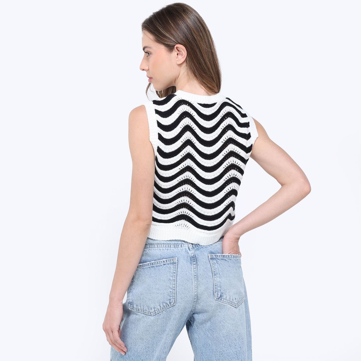 SYBILLA - Top Mujer Sin mangas Sybilla