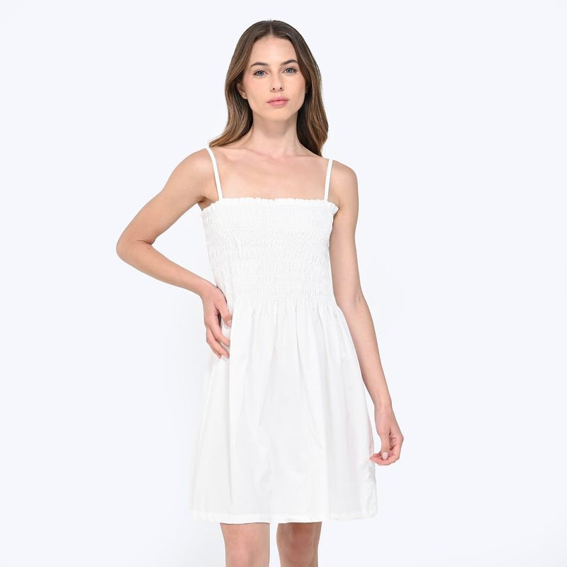 SYBILLA - Vestido Corto Mujer de Algodón Sybilla