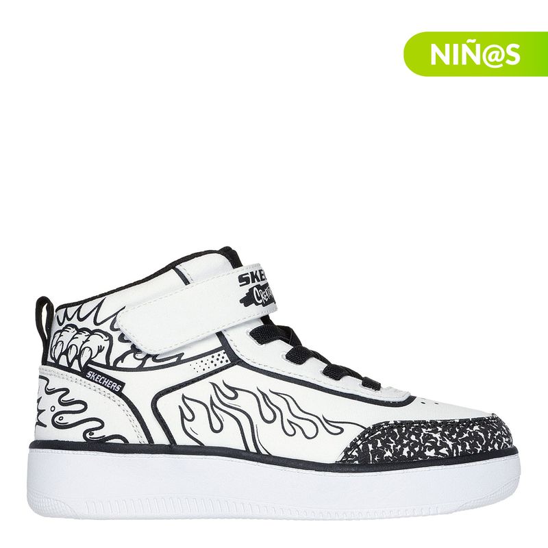 SKECHERS - Tenis moda Skechers Niño Sport Court 92 Color Creator Kicks Colorear con Velcro