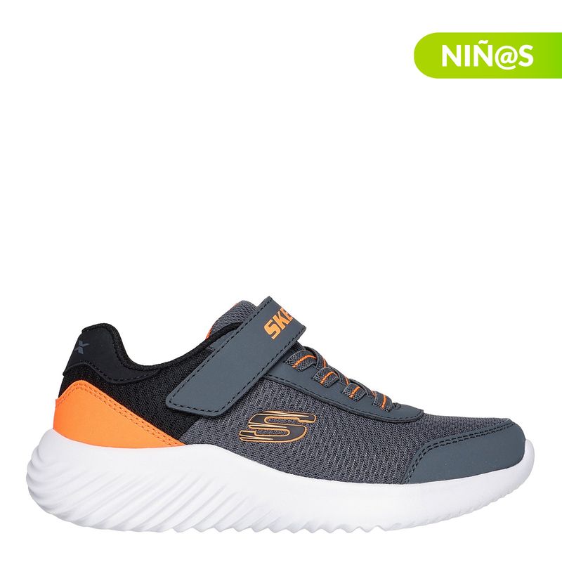 SKECHERS - Tenis moda Skechers Niño Bounder - Trekzic con Velcro
