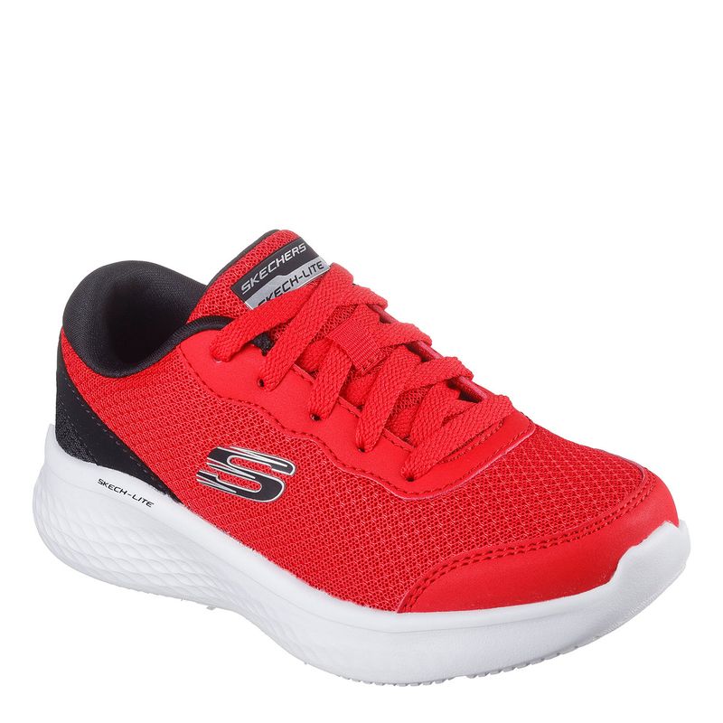 Zapatillas Sin Cordones Skechers Thermo-rush Niño Rojas En