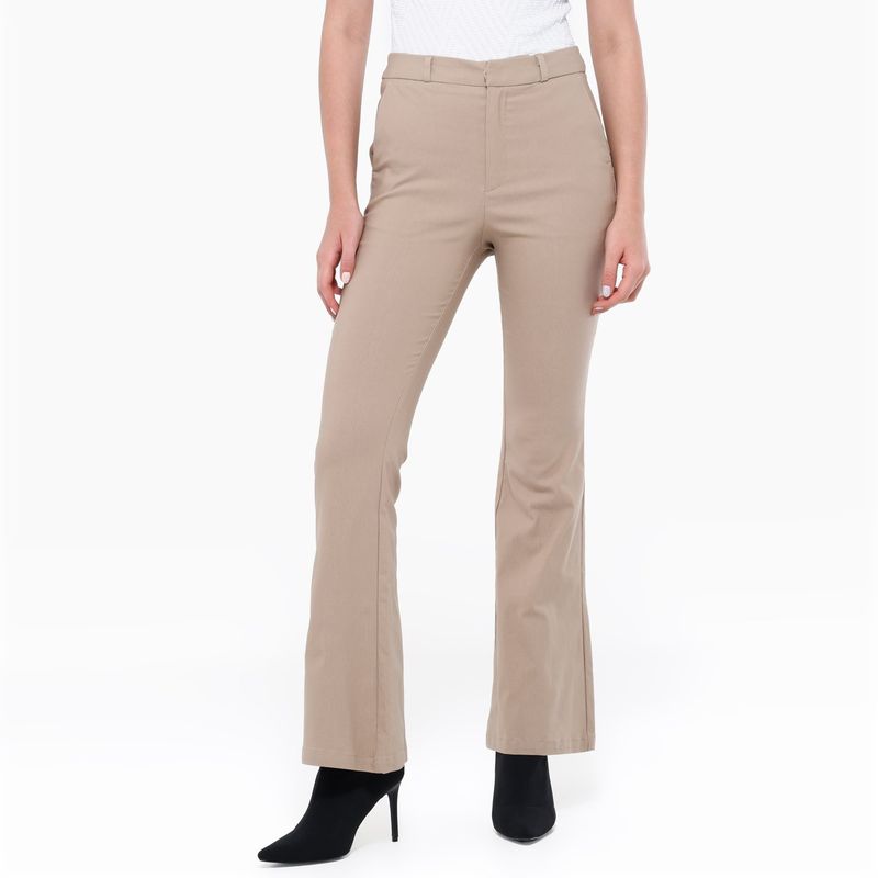 MOSSIMO - Pantalón Recto Mujer Tiro alto Mossimo