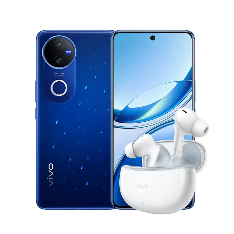 VIVO - Celular V50 5G  azul + vivo buds| 512GB | 12GB |  Camara principal 50MP+ 50MP | Camara principal con Zeiss| Pantalla  6.77 pulgadas 