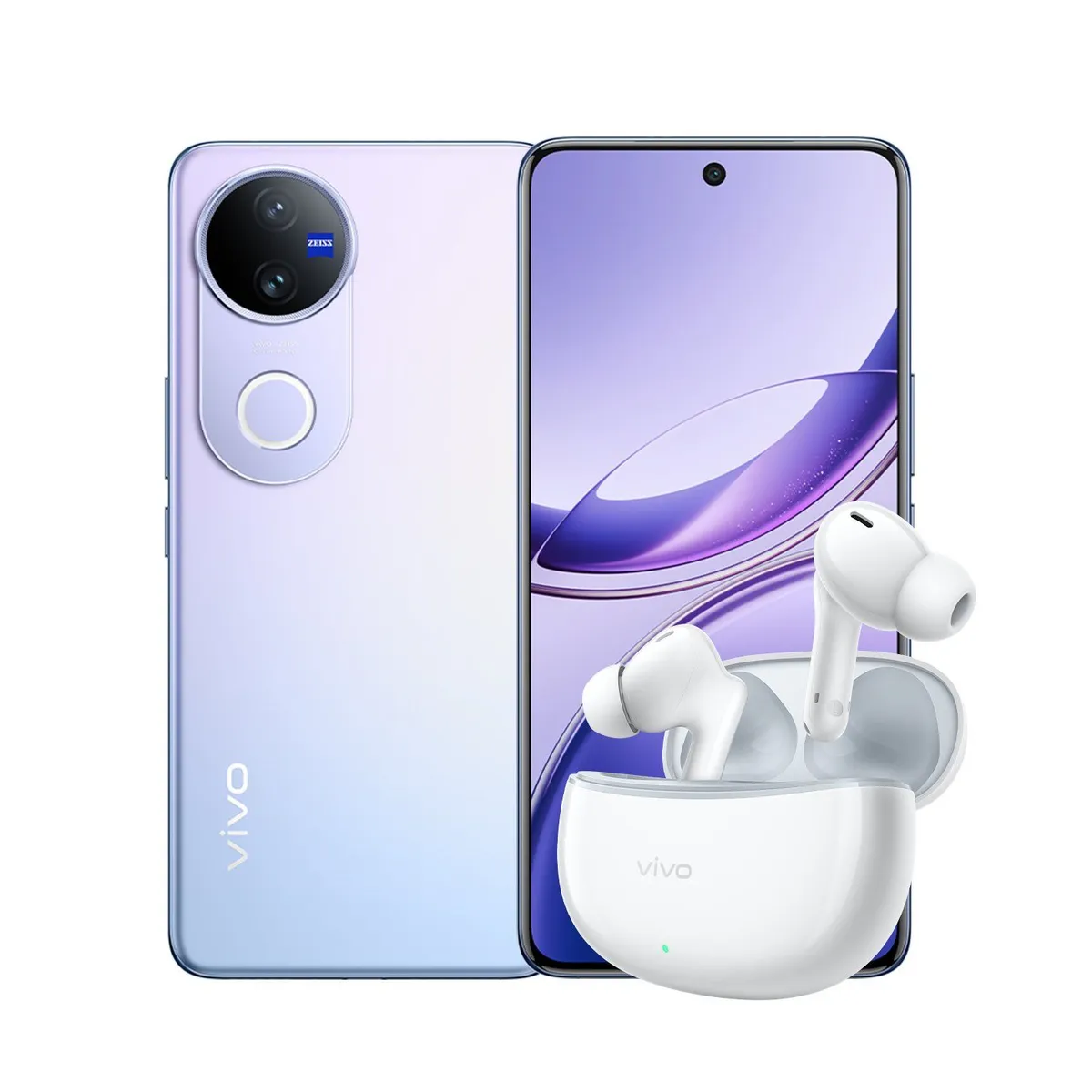 VIVO - Celular V50 5G  lila + vivo buds| 512GB | 12GB |  Camara principal 50MP+ 50MP | Camara principal con Zeiss| Pantalla  6.77 pulgadas 