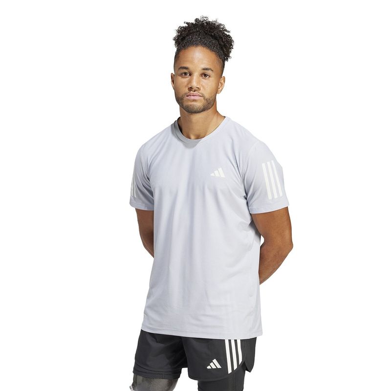 ADIDAS - Camiseta deportiva Hombre Adidas Manga corta Running AEROREADY
