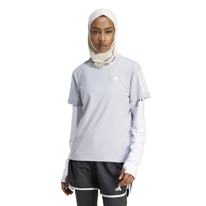 ADIDAS - Camiseta deportiva Mujer Adidas Manga corta Running AEROREADY