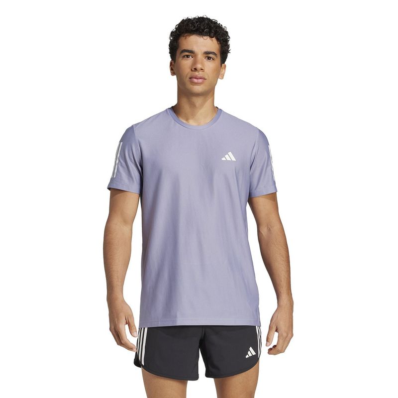 ADIDAS - Camiseta deportiva Hombre Adidas Manga corta Running AEROREADY