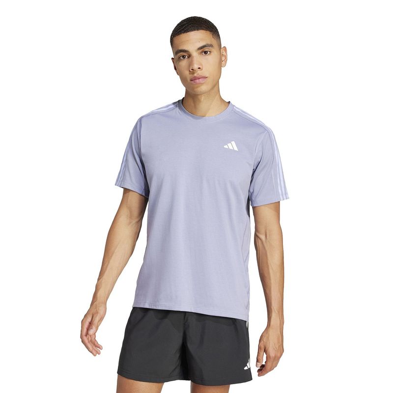 ADIDAS - Camiseta deportiva Hombre Adidas Manga corta Running AEROREADY