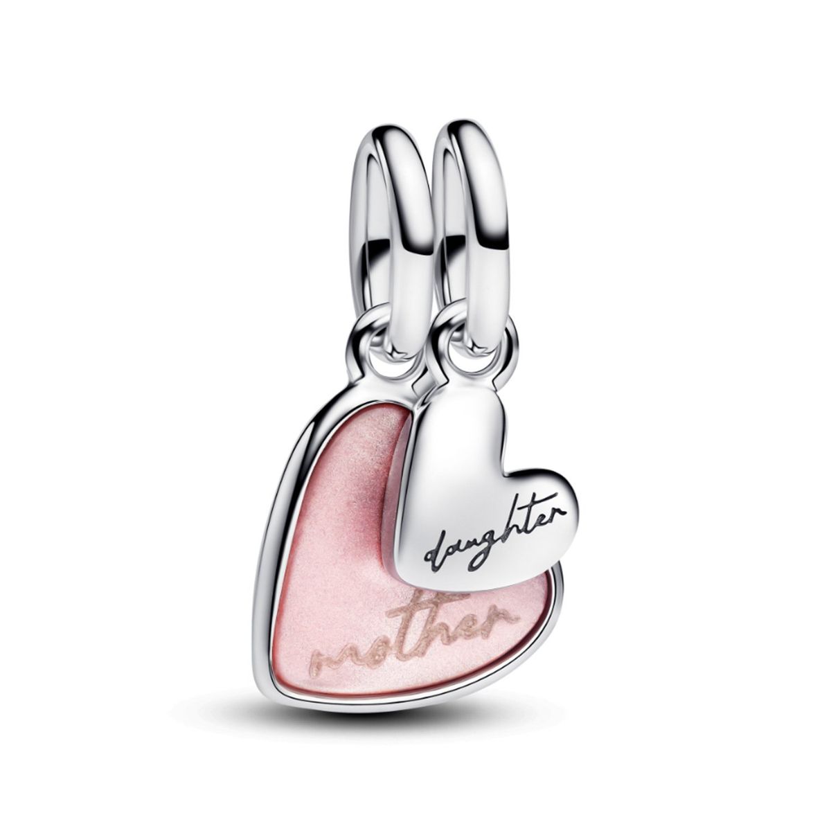 PANDORA - Charm Pandora Colgante Divisible Madre e Hija Plata Esterlina
