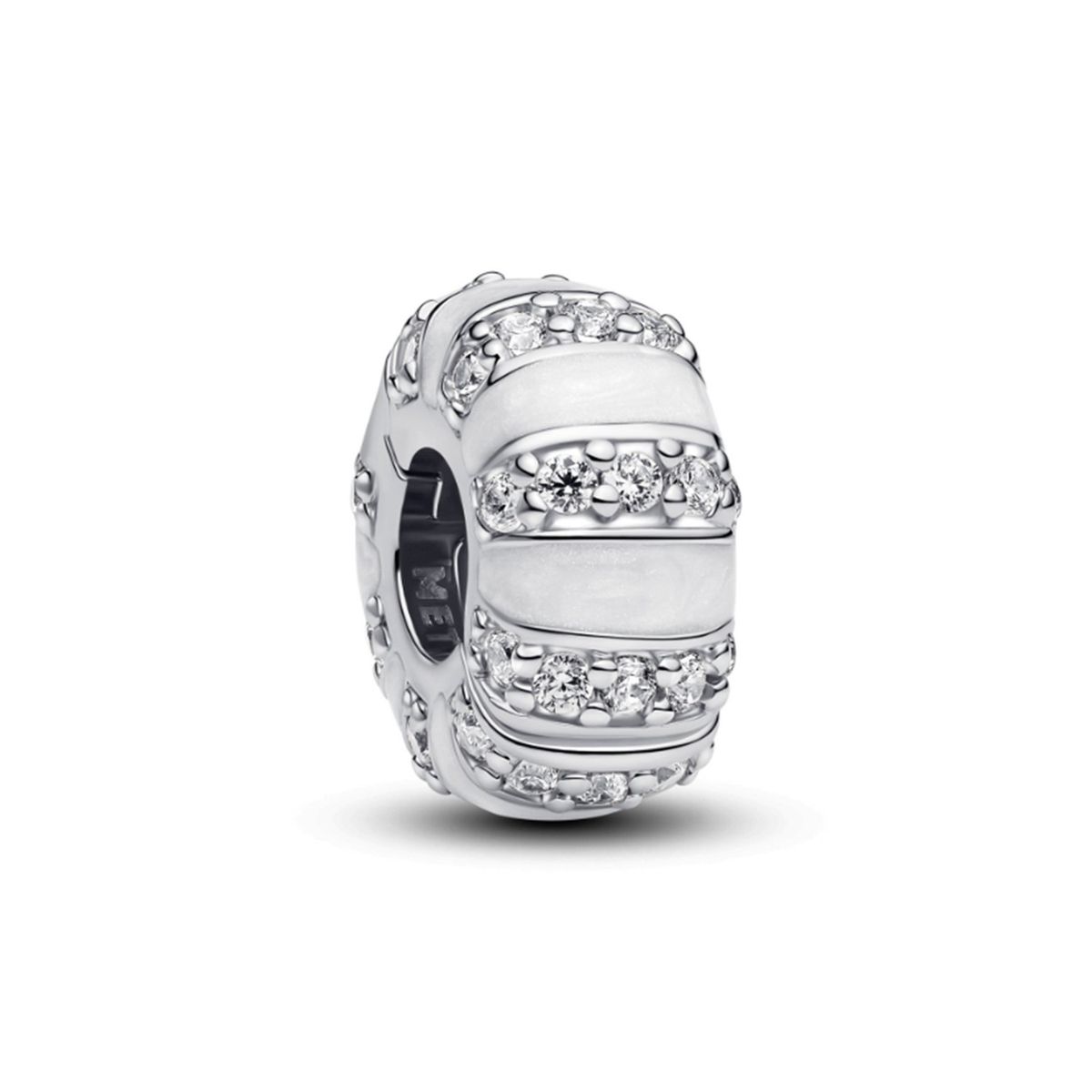 PANDORA - Clip Pandora Esmalte y Gemas Plata Esterlina