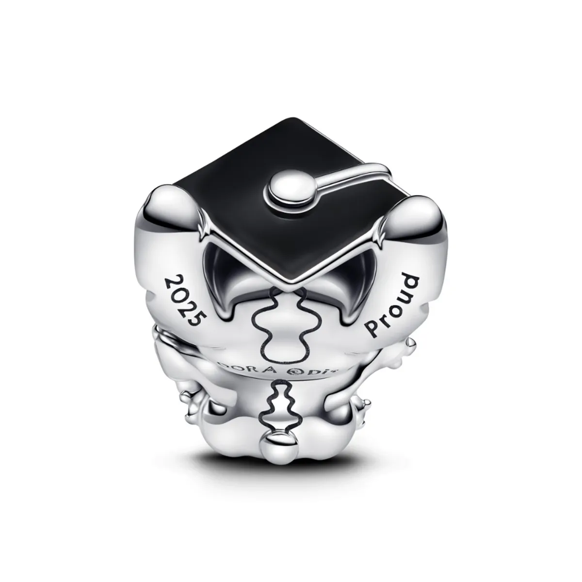 PANDORA - Charm Pandora Graduación Stitch de Disney Plata Esterlina