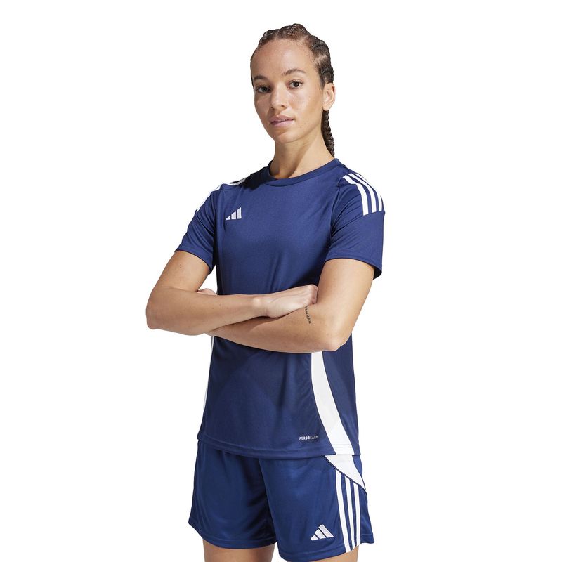 ADIDAS - Camiseta deportiva Mujer Adidas Manga corta Fútbol AEROREADY