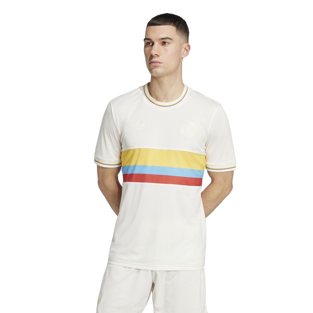 ADIDAS - Camiseta de Futbol Selección Colombia Aniversario 100 Años Hombre 