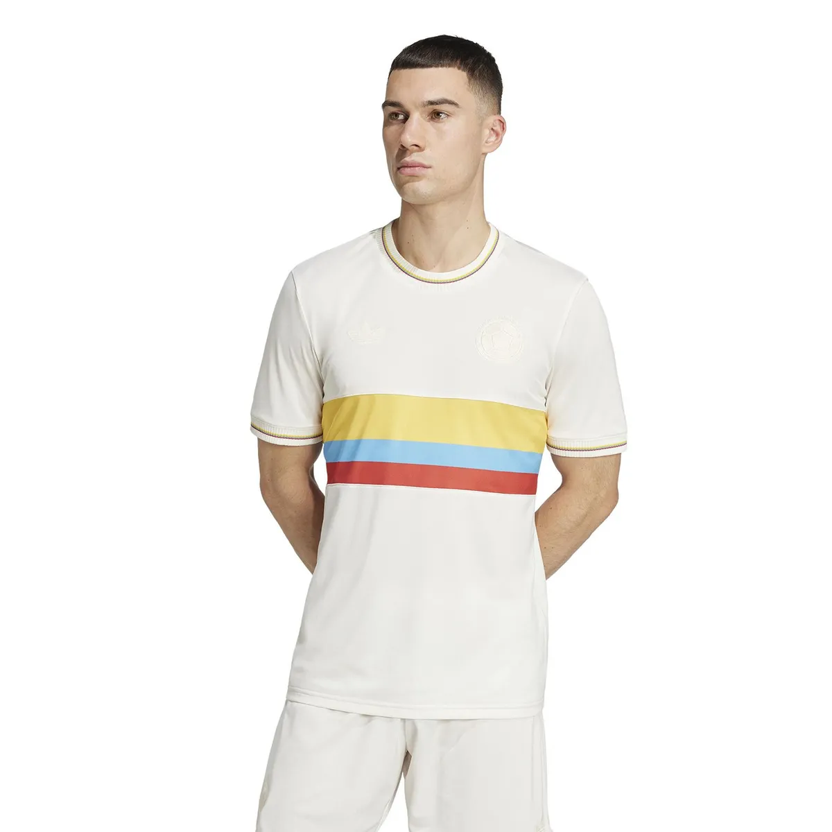 ADIDAS - Camiseta de Futbol Selección Colombia Aniversario 100 Años Hombre 