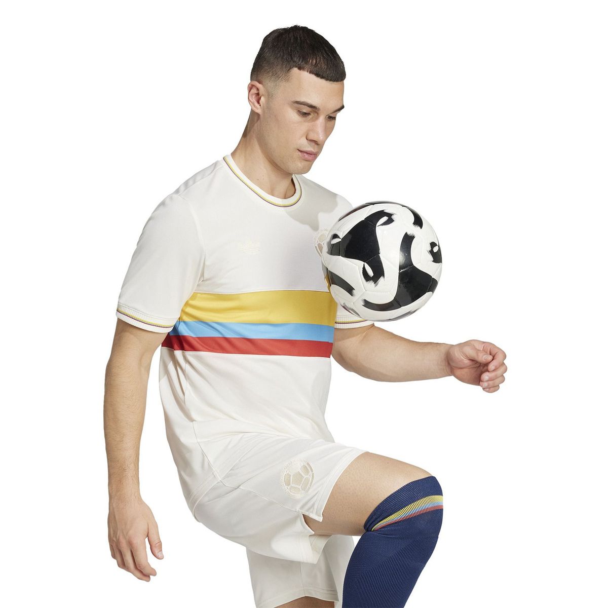 ADIDAS - Camiseta de Futbol Selección Colombia Aniversario 100 Años Hombre 