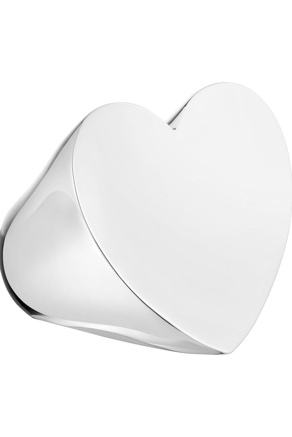 TOUS - Anillo sello grande de plata corazón Sweet Dolls