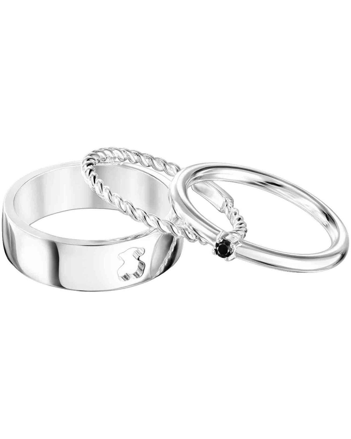 Pack de Anillos Ring Mix de plata y espinela TOUS