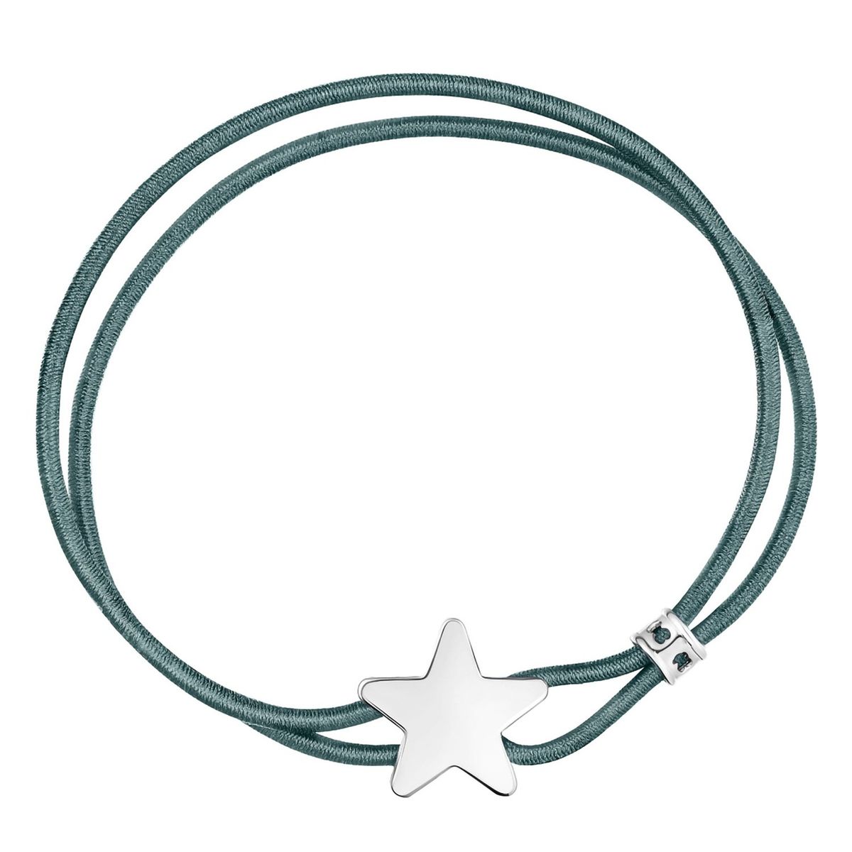 TOUS - Pulsera elástica azul con estrella de plata Sweet Dolls