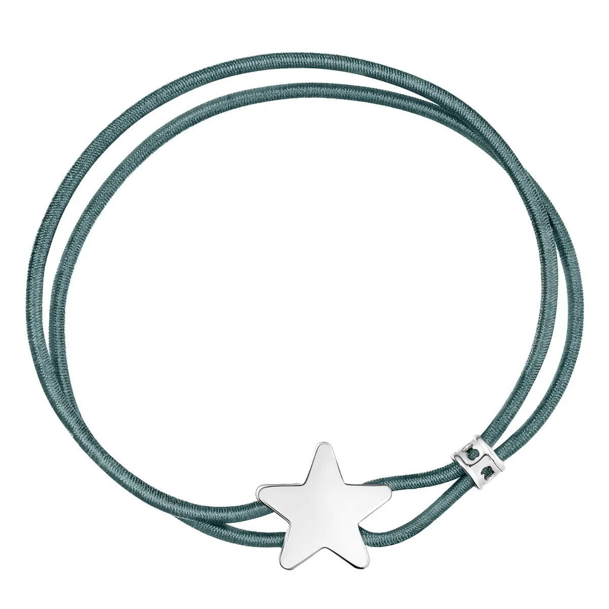 TOUS - Pulsera elástica azul con estrella de plata Sweet Dolls