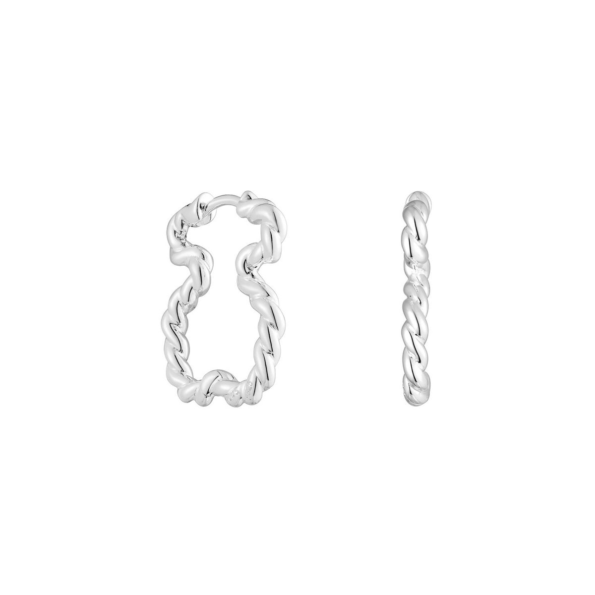 TOUS - Aros con silueta oso Twisted