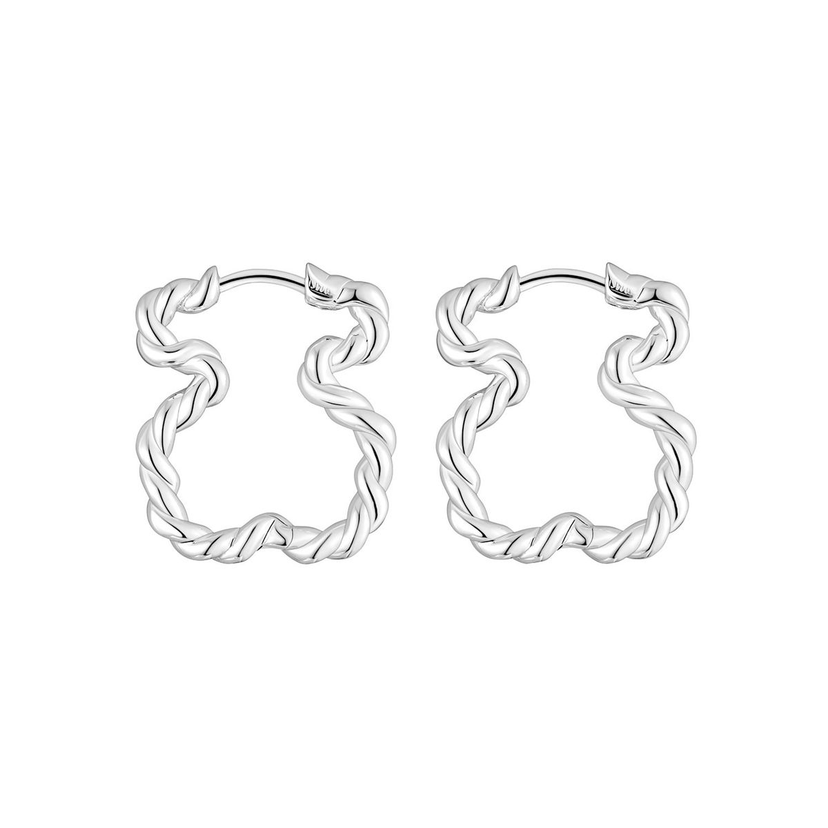 TOUS - Aros con silueta oso Twisted