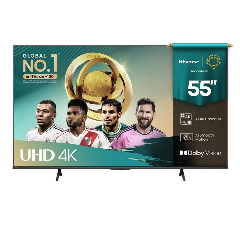 HISENSE - Televisor Hisense |  55 Pulgadas |  UHD 4K Dolby Vision | 55A6NV