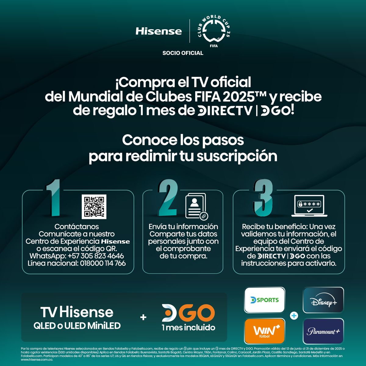 HISENSE - Televisor Hisense |  55 Pulgadas |  QLED 4K Dolby Vision | 55Q6QV
